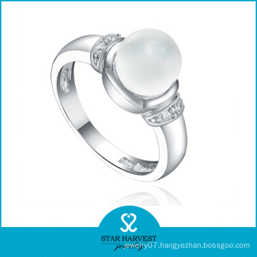 High Quality 925 Sterling Silver Pearl Ring